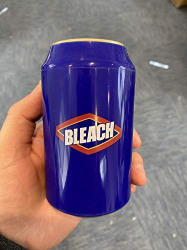 Beersy Can Cover Silicone Sleeve Hide a Beer to Look Like Soda, Fits 12 oz, Novelty Alcohol Disguise for Outdoor Events, Bleach - Thumbnail 2