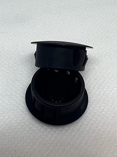 Image of 1 /2 inch Trade Size 7 /8 inch Actual Size Domed Head Knock Outs These Plugs are Trade Size Knockouts Black KO 500 (50)
