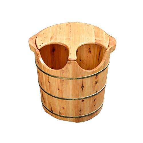 Barril de baño de pies de madera tipo W