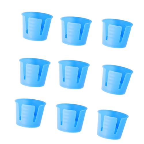 FUNOMOCYA 50pcs Mixing Bowl Set Plastic Disposable Small Lightweight for Dentist Clinic