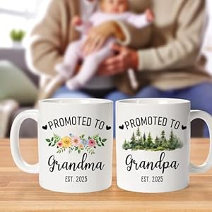 Breezyvalleypromotedtograndparentsgiftsgrandmaandgrandpa2025coffeemugsfirsttime1stgrandparentsgiftsfornewgrandpagrandmapregnancybabyannouncementforgrandparentmugset Urban Country Home Decor Breezy valley promoted to grandparents gifts grandma and grandpa 2025 coffee mugs first time 1st grandparents gifts for new grandpa grandma pregnancy baby announcement for grandparent mug set urban country home decor
