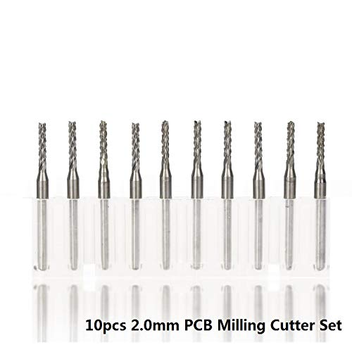 X-BAOFU, 10pcs 2.0-3.175mm PCB Milling Router