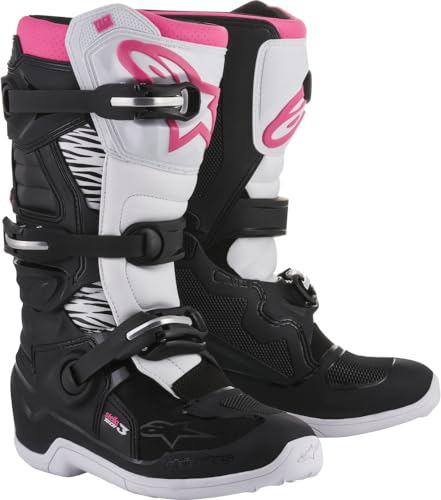 Alpinestars 2013218-130-9 Tech 3 Stella Boots Black/White/Pink Sz...