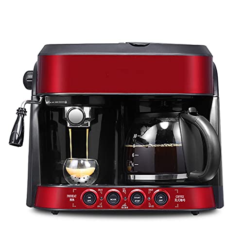 FACAZ Kaffeemaschine Halbautomatische Kaffeemaschine Home Kleine Smart-Kaffeemaschine Multifunktionsfilter Dual-Use…