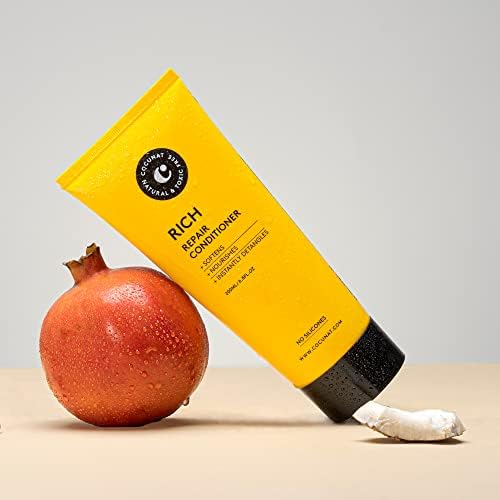 Miniatura 2 de COCUNAT  Acondicionador rico  Cabello seco, dañado o teñido  Nutrientes naturales  Puntas abiertas  Frizz  Sin siliconas  Hidratación  Adecuado para