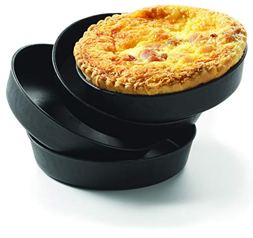 Matfer Quiche Mould Composite - 20x100mm (Box 12), Black, 20mm x 100mm - Image 2