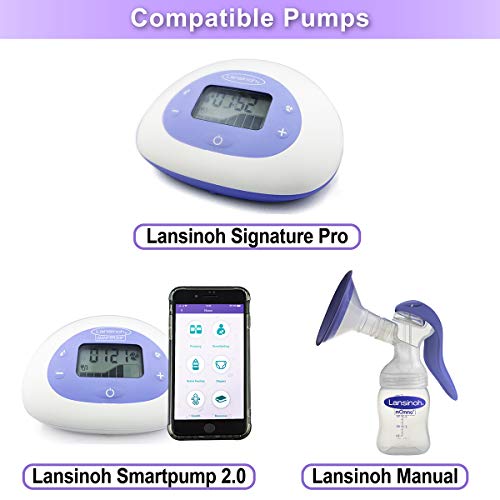 image for Nenesupply 21mm Breastshield Flange Compatible with Lansinoh Breastpum