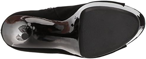 Ellie Shoes Women's 609-reverse Ankle Bootie, Black Suede, 8 US/8 M US | Image 3
