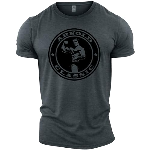 GYMTIER Camiseta Culturismo Hombre - Arnold Classic - Top Entrenamiento Gimnasio