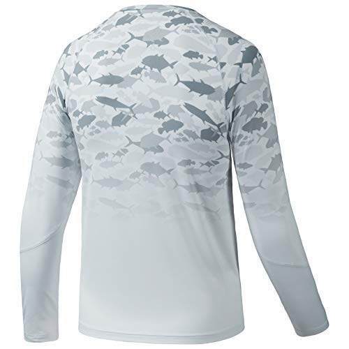 BASSDASH Youth UPF50+ Camo Long Sleeve Fishing Shirt UV Protection Quick Dry Tee2