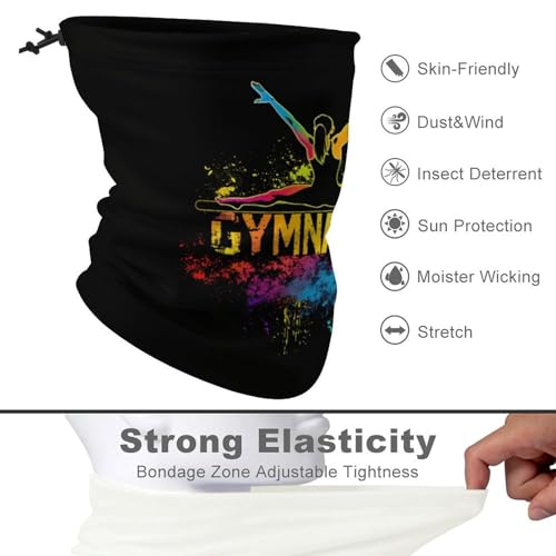 Gymnastics Gymnast Face Mask Bandana Breathable Scarf Neck Gaiter Headband for Women Men Outdoor3