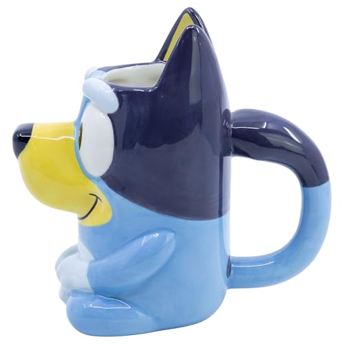 Mug cerámico 3D azul 190 ml en caja de regalo miniatura 3