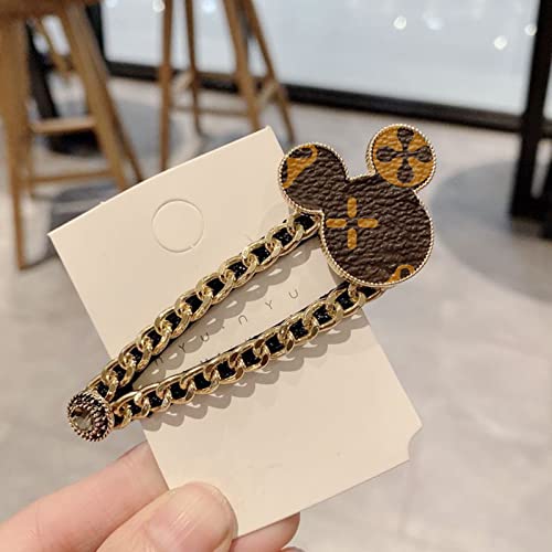 3 Pcs Mouse Ears Hair Clips Large Hair Clips Pins Barrette Ties Hair For Women Girls Minnie Mouse Handmade Fashion Hair Accessories Little Girl Hair Clips #TOP3