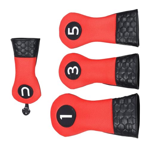 Lot de 4 couvre-clubs de golf imperméables pour préserver vos shafts