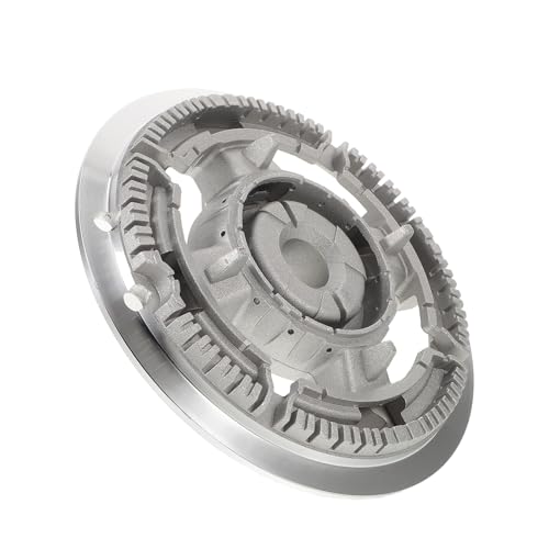 FOMIYES Difusor de Llama para Estufa de Gas Sabaf Doble Orificio, Anillo Distribuidor de Calor de Hierro Resistente, Placa Difusora para Cocina Doméstica, Repuesto y Duradero