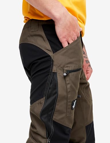 RevolutionRace Herren Nordwand Pro Pants, Hose zum Wandern und für viele Outdoor-Aktivitäten, Mud, L