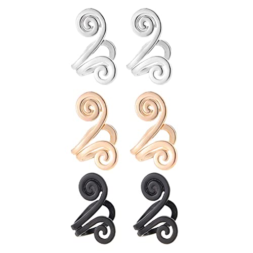 Zunis Akupressur Schlankheits-Ohrringe, Akupressur-Schlankheits-Ohrringe, Akupressur-Ohrringe, nicht Durchdringend Zunis Akupressur-Ohrringe, Ohrmanschetten-Clip für Damen und Herren (3pcs) Cover