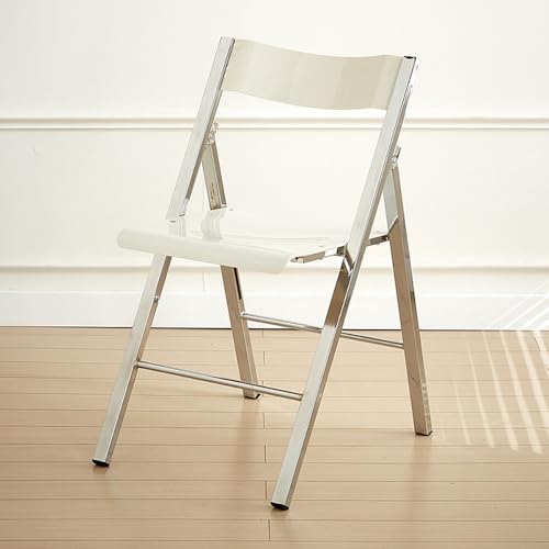 GSKDZG Silla Plegable De Acrílico Transparente