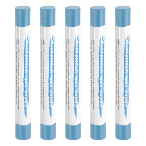 HARFINGTON Bâton Remplisseur Bois Crayon Retouche Bleu Ciel 5 pcs
