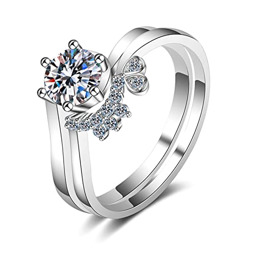 Bague Argent Femme anti-ternissement : l'anneau tordu moissanite qui brille sans s'abîmer