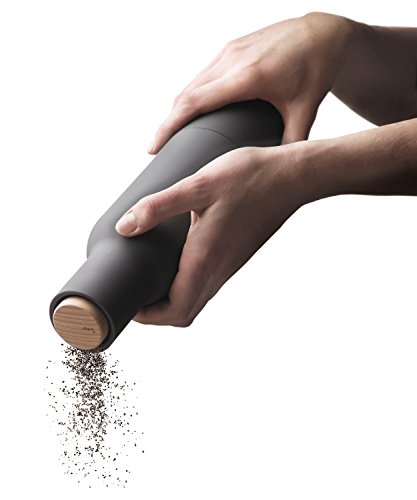 MENU Bottle Grinder with Steel Lid, Ash/Carbon, Set of 2
