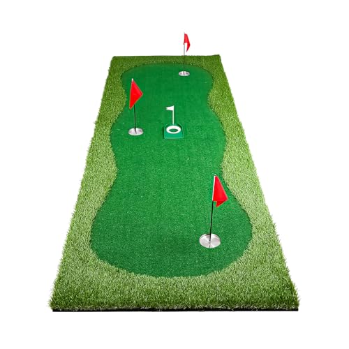10ft Golf Putting Green Indoor Outdoor Putting Mat Professional Training Mat Realistic Putting Experience