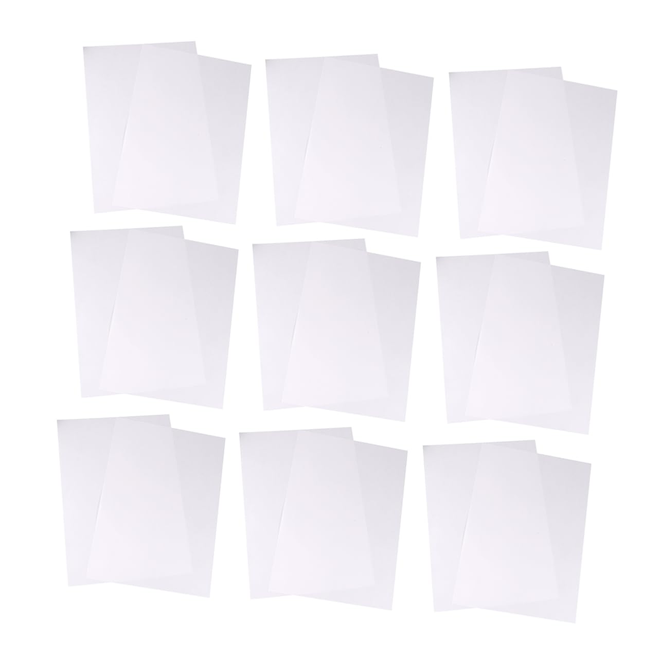 Adhésif double face pour notes et découpes : 100 feuilles d'isolation collante - 8