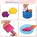 YIDESTARS Sensory Play Kit: Sand Art & Ice Cream Toy - 4lbs Colorful Sand,Molds,Tools,Sandbox w/Lid - Fun Gift for Kids(3-8)