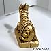 Brass Nandi Idol Shiv Parvati Vahan Bull Embossed Statue for Vastu 1