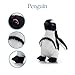 The Petting Zoo African Blackfoot Penguin Stuffed Animal Plushie, Gifts for Kids, Scoopz Zoo Animals, Penguin Plush Toy 8 Inches