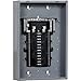 Square D by Schneider Electric QO124L125PGC Square D Pon Convertible Mains Load Center, 120/240 Vac, 125 A, 1 Phases, 22000 Air Interrupt, Steel
