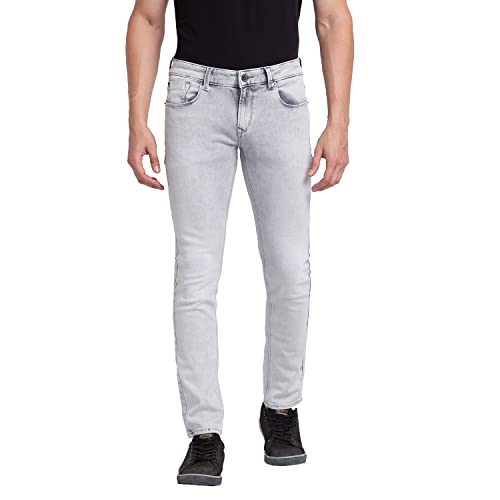 Image of Spykar Men's Slim Fit Low Rise Casual Jeans