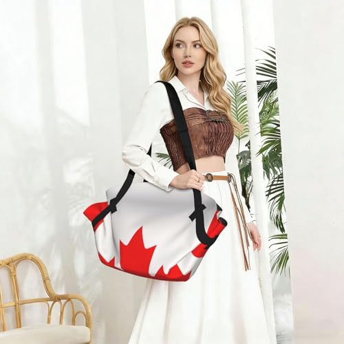 Sac de camping pliable imperméable avec imprimé drapeau canadien - 5