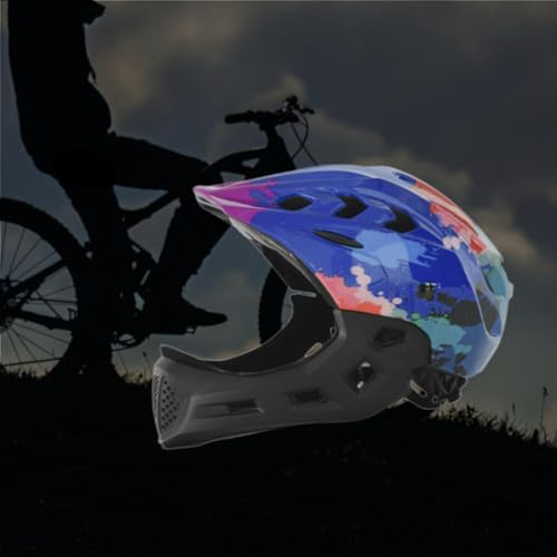 UGPLM Capacete para Crianças em Bicicleta, Azul