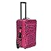 Rockland Fashion Softside Upright Luggage Set, Magenta Leopard, 2-Piece (14/19)