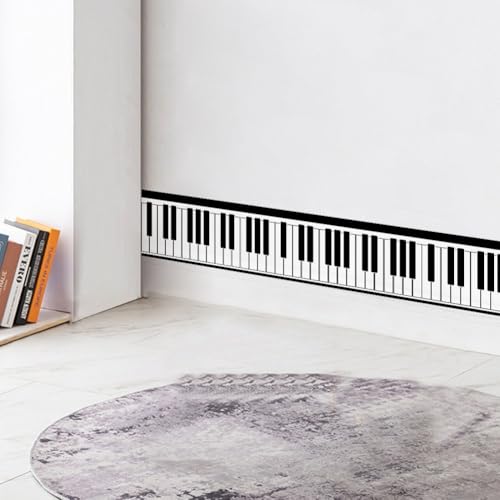 Vinilo Decorativo Teclas de Piano para Pared 10x200cm miniatura 4