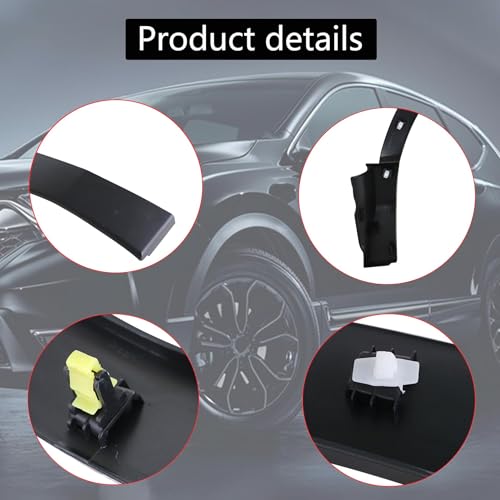 GXARTS Front Left Side Fender Flare Trim 74165-TLA-A02 Compatible with Honda CR-V 2017 2018 2019 2020 2021 2022 Fender Moulding Wheel Arch Trim HO1290108 by GXARTS - Image 3