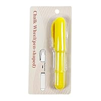 Ousidiman Pen-shaped Chalk Wheel Erasable Fabric Chalk Tailor Chalk Sewings Chalk Fabric Chalk Marker Crafting Tool for Leather
