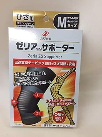 Amazon Co Jp ゼリアｚｓサポーター ｍサイズ 1枚 ドラッグストア