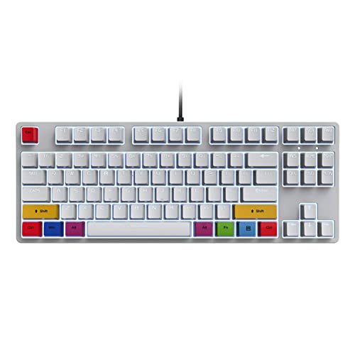 Clavier USB à sublimation en ABS blanc résistant pour le travail