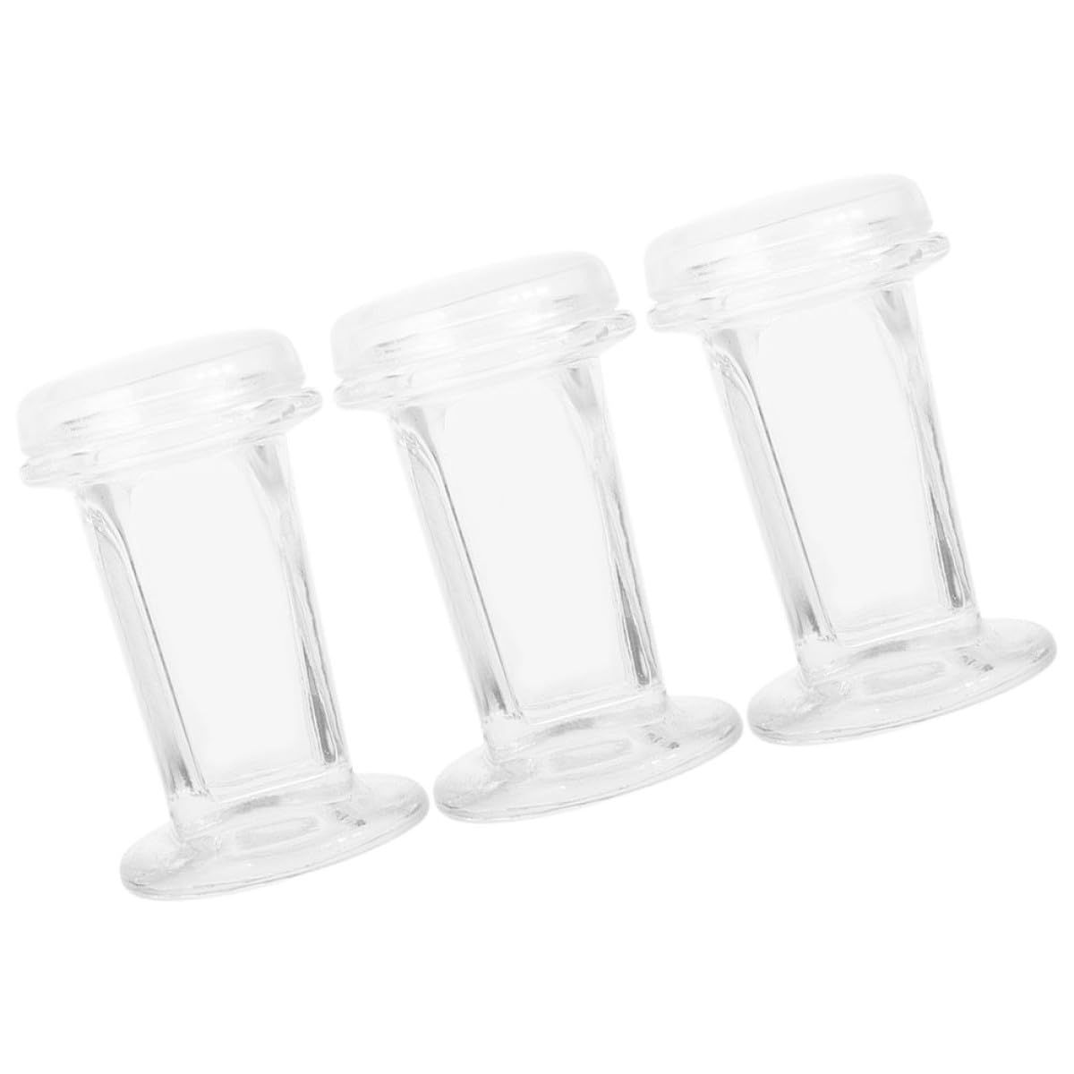 PATKAW Färbegefäße 60 Ml Kapazität aus Glas mit Deckel 3 Stück für 5 Objektträger Geeignet für Labor und Experimentelle Färbeverfahren