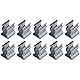 Federschlaufenklammern, offene Federklammern, robuste Manganstahl-Werkzeugklammern, robust, 6–28 mm, für Garagen, Hütten, Innenhöfe, Schränke (6 mm), 10 Stück