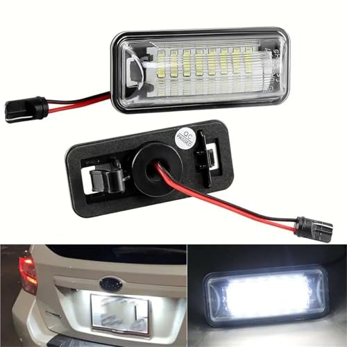 Luz de matrícula auto lámpara LED trasera para Subaru Forester 2013-2025 3
