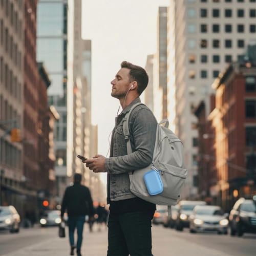 Image of Carrying Case for SnowSky /FiiO Echo MINI /HiFi Walker H2 / Surfans F20 / MECHEN M30 HiFi MP3 Music Player(Case Only) (Blue)
