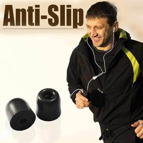 Universal Memory Foam Ear Tips for 5-7mm Nozzle-Noise Isolating Comfort Fit by Mijusun - Used condition - Image 6