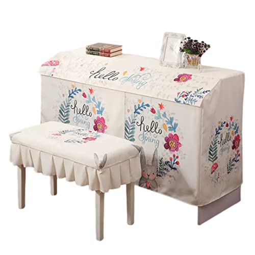 電子ピアノカバー 88鍵 （間口135-140cm通用） シングル 椅子カバ