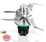 ⚙️ Diseño de Doble Giro – Mezcla Rápida y Uniforme: Gracias a su estructura con cuatro hojas giratorias que rotan en sentido horario y antihorario, las cuchillas garantizan un corte uniforme y preciso. Ideales para ingredientes blandos como purés o más duros como frutos secos, obteniendo siempre resultados perfectos.
