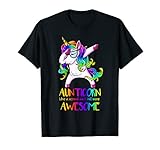Aunticorn like an aunt unicorn dab dance shirt gift for aunt T-Shirt