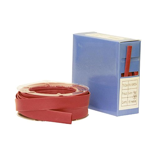 Image of Genuine 1x 11 m Heat Shrink Tubing 2:1 Red 3.2 mm Cable Accessories Tool - Pa...