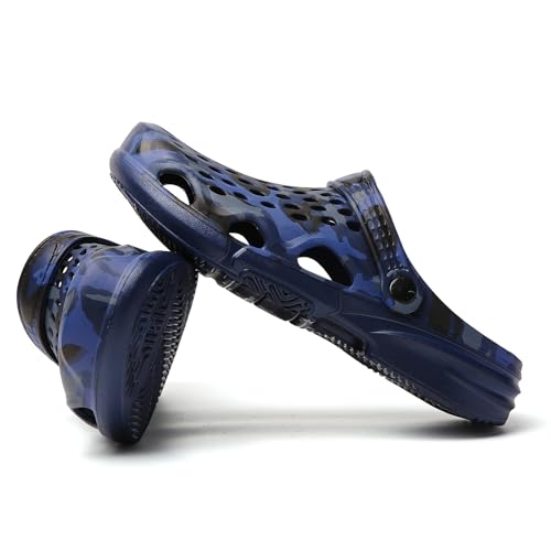 Image of FLIOZY Men's Garden Clogs Shoes Non Slip Shower Slippers Summer Outdoor Beach Sandals